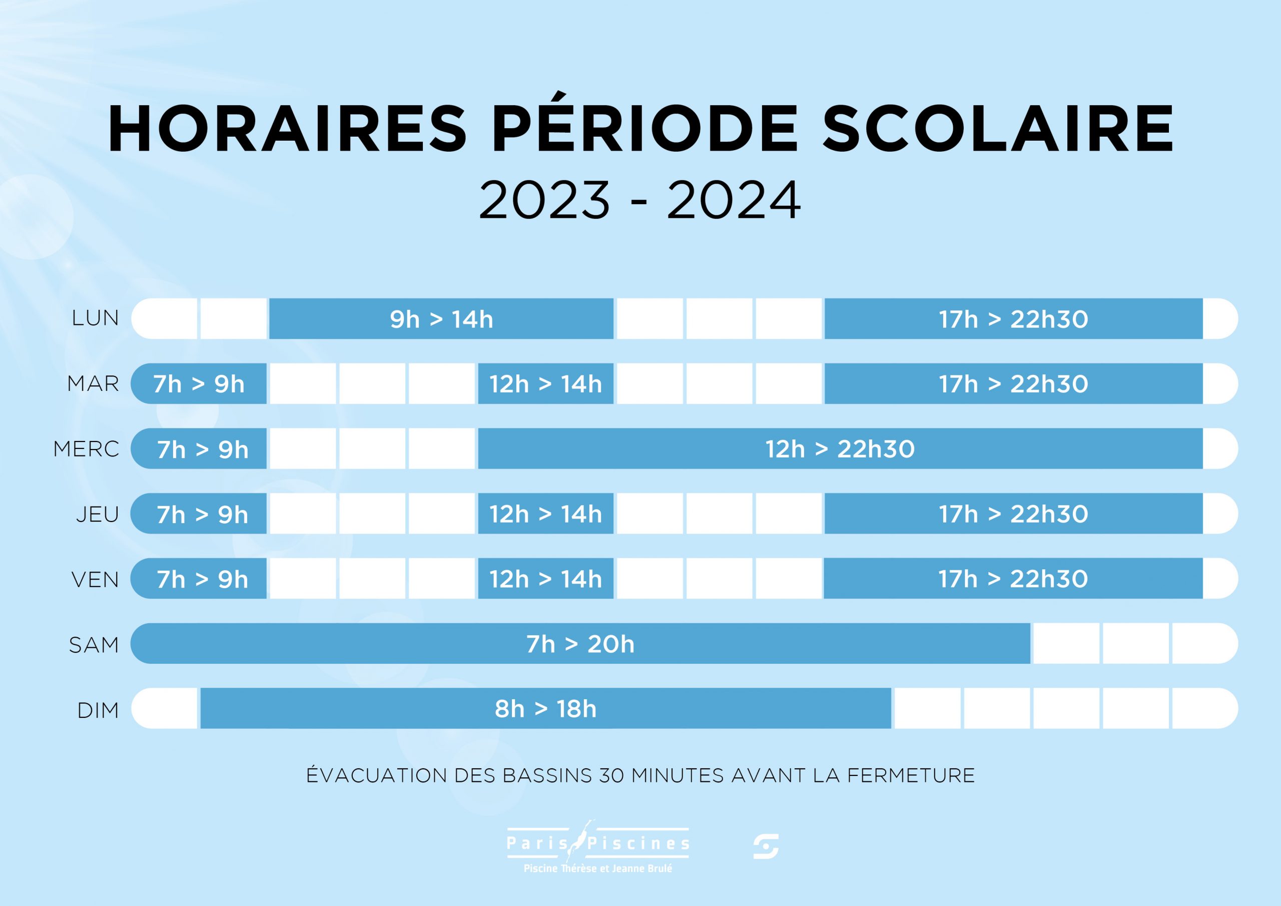 horaires periode sco 2023