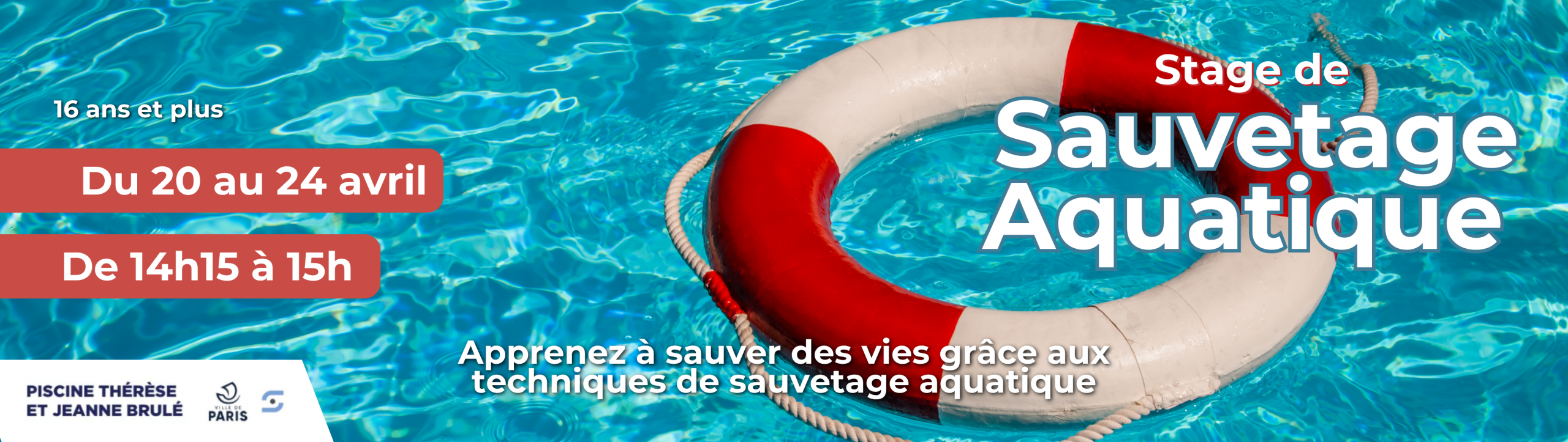 STAGE DE SAUVETAGE AQUATIQUE