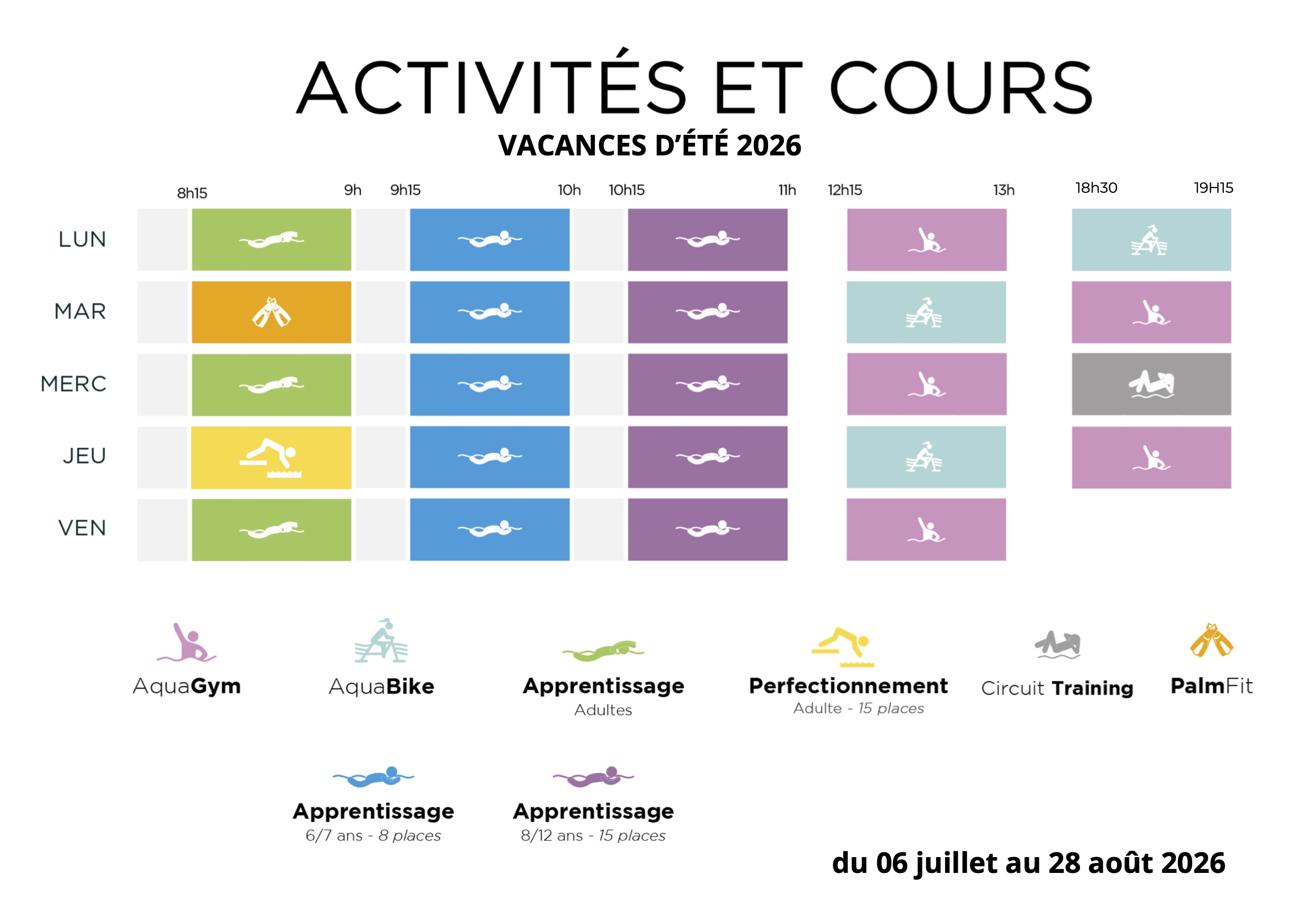 PLANNING ACTIVITES ETE